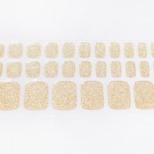 画像をギャラリービューアに読み込む, "ネイル ジェルネイルシール ジェルネイル セルフネイル
フットネイル ペディキュア サマーネイル 夏 水に強い 立体感 デザインネイル
金 ゴールドラメ 繊細 透け感 グリッター 神秘的 ムード リゾート"