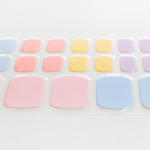 画像をギャラリービューアに読み込む, "ネイル ジェルネイルシール ジェルネイル セルフネイル
フットネイル ペディキュア サマーネイル 夏 水に強い 立体感 デザインネイル
ピンク 青 ブルー 黄色 イエロー 緑 グリーン パステルカラー カラフル 軽やか 明るい"