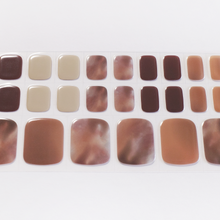 画像をギャラリービューアに読み込む, "ネイル ジェルネイルシール ジェルネイル セルフネイル
フットネイル ペディキュア サマーネイル 夏 水に強い 立体感 デザインネイル
ブラウンベージュ ニュアンス マーブルデザイン シック カジュアル 肌なじみ"