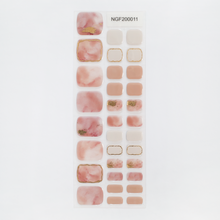 画像をギャラリービューアに読み込む, "ネイル ジェルネイルシール ジェルネイル セルフネイル
フットネイル ペディキュア サマーネイル 夏 水に強い 立体感 デザインネイル
ローズピンク ベージュ 金 ゴールド ニュアンス マーブル模様"