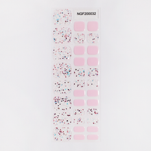 画像をギャラリービューアに読み込む, "ネイル ジェルネイルシール ジェルネイル セルフネイル
フットネイル ペディキュア サマーネイル 夏 水に強い 立体感 デザインネイル
透明 ピンクラメ きらめき ミルキーピンク 華やか 遊び心"