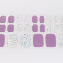 画像をギャラリービューアに読み込む, "ネイル ジェルネイルシール ジェルネイル セルフネイル
フットネイル ペディキュア サマーネイル 夏 水に強い 立体感 デザインネイル
紫 パープル 透明感 ホログラム 華やか 幻想的"