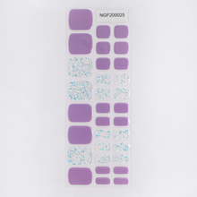 画像をギャラリービューアに読み込む, "ネイル ジェルネイルシール ジェルネイル セルフネイル
フットネイル ペディキュア サマーネイル 夏 水に強い 立体感 デザインネイル
紫 パープル 透明感 ホログラム 華やか 幻想的"