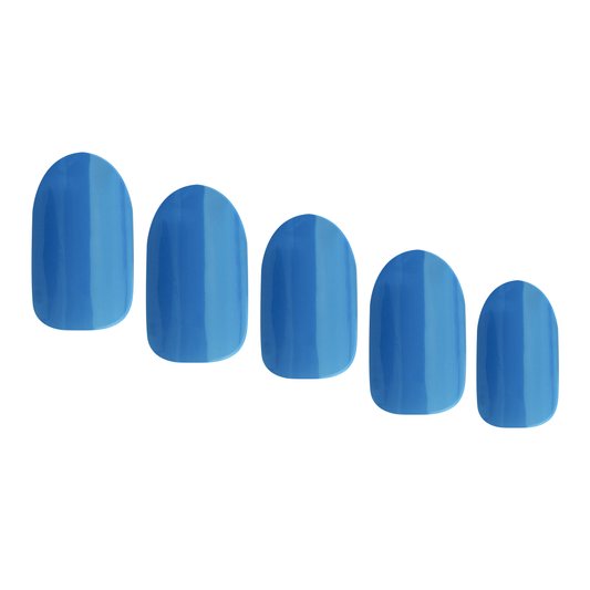 ネイル　ジェルネイルシール　ジェルネイル　セルフネイル
シンプル　ワンカラーネイル　存在感　推し色　ラッキーカラー　アレンジ
知的　落ち着き　青　ブルー　穏やか　集中カラー