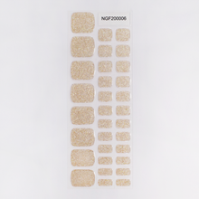 画像をギャラリービューアに読み込む, &quot;ネイル　ジェルネイルシール　ジェルネイル　セルフネイル
フットネイル　ペディキュア　サマーネイル　夏　水に強い　立体感　デザインネイル
金　ゴールドラメ　繊細　透け感　グリッター　神秘的　ムード　リゾート&quot;
