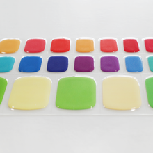 画像をギャラリービューアに読み込む, &quot;ネイル　ジェルネイルシール　ジェルネイル　セルフネイル
フットネイル　ペディキュア　サマーネイル　夏　水に強い　立体感　デザインネイル
緑　グリーン　青　ブルー　ピンク　ビビッドカラー　元気　遊び心&quot;
