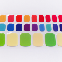 画像をギャラリービューアに読み込む, &quot;ネイル　ジェルネイルシール　ジェルネイル　セルフネイル
フットネイル　ペディキュア　サマーネイル　夏　水に強い　立体感　デザインネイル
緑　グリーン　青　ブルー　ピンク　ビビッドカラー　元気　遊び心&quot;
