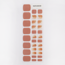 画像をギャラリービューアに読み込む, ネイル　ジェルネイルシール　ジェルネイル　セルフネイル
フットネイル　ペディキュア　サマーネイル　夏　水に強い　立体感　デザインネイル
コーラルカラー　ニュアンスデザイン　滲みカラー　ナチュラル　華やか
