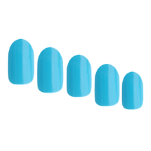 画像をギャラリービューアに読み込む, ネイル　ジェルネイルシール　ジェルネイル　セルフネイル
シンプル　ワンカラーネイル　存在感　推し色　ラッキーカラー　アレンジ
爽やか　軽やか　水色　ライトブルー　清潔感　リフレッシュ
