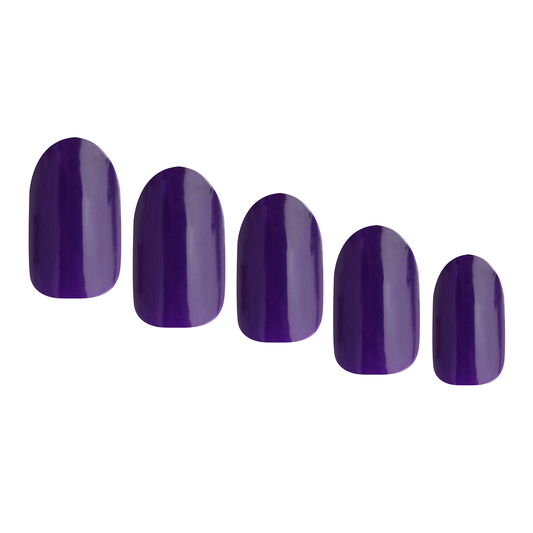ネイル　ジェルネイルシール　ジェルネイル　セルフネイル
シンプル　ワンカラーネイル　存在感　推し色　ラッキーカラー　アレンジ
優雅　神秘　ラグジュアリー　紫　パープル　エレガンス