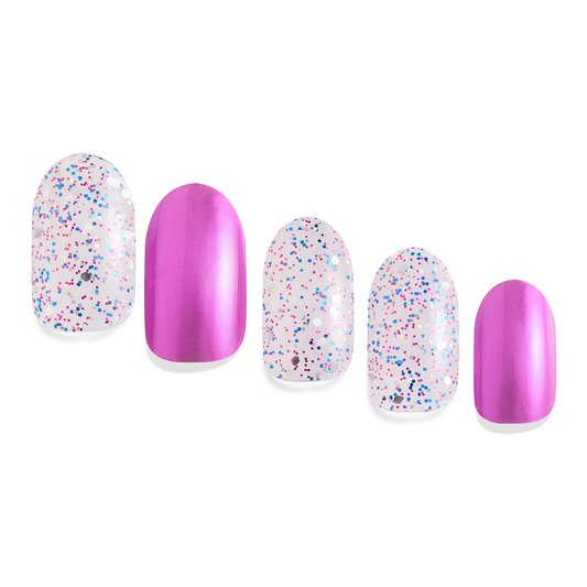 ネイル　ジェルネイルシール　ジェルネイル　セルフネイル
パーティーネイル　ミラーネイル　グリッター　ラメ
大人かわいい　華やか　紫