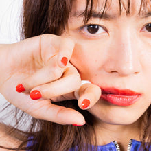 画像をギャラリービューアに読み込む, ネイル　ジェルネイルシール　ジェルネイル　セルフネイル
シンプル　ワンカラーネイル　存在感　推し色　ラッキーカラー　アレンジ
ビビッド　赤　レッド　特別な日　勝負の日
