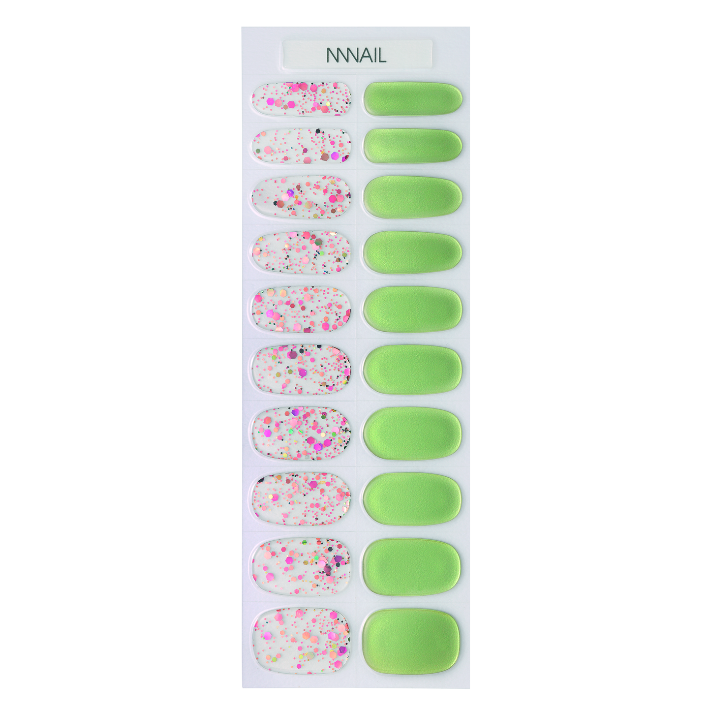 ネイル　ジェルネイルシール　ジェルネイル　セルフネイル
パーティーネイル　ミラーネイル　グリッター　ラメ
爽やか　緑　エネルギッシュ　カジュアル